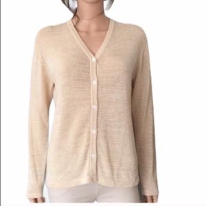 Vintage Silk Club button down cardigan sweater